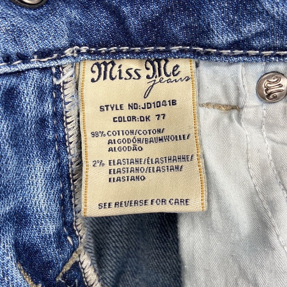 miss me womens low rise bootcut jeans size 26 medium wash blue - Picture 10 of 10